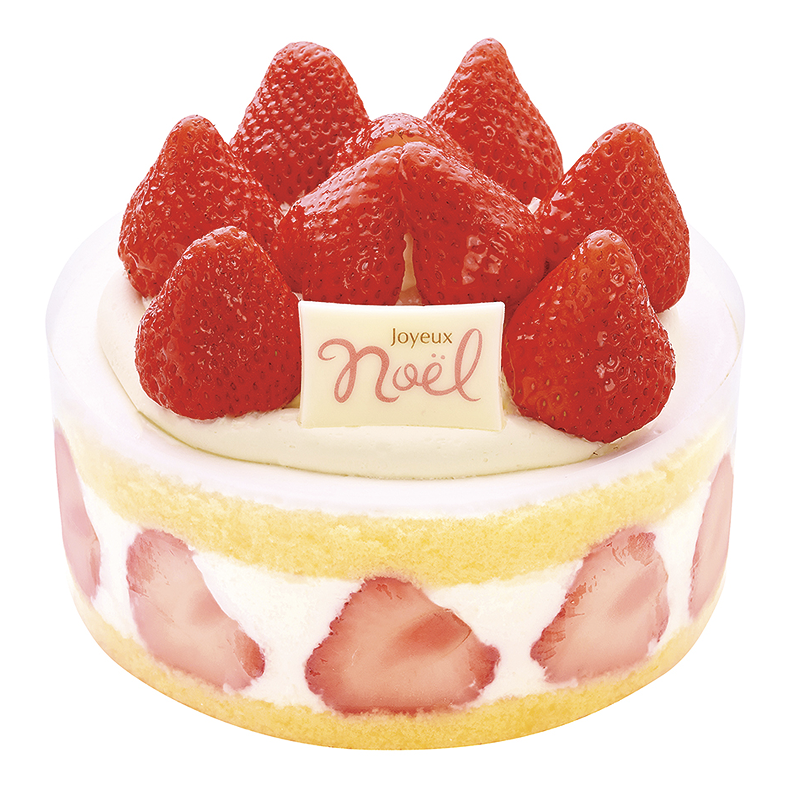 あまおう苺たっぷりの贅沢クリスマスショートケーキ