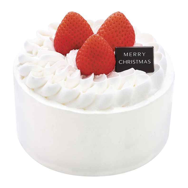 クリスマス不二家の苺ショートケーキ