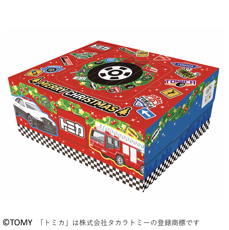 トミカクリスマスショートケーキ