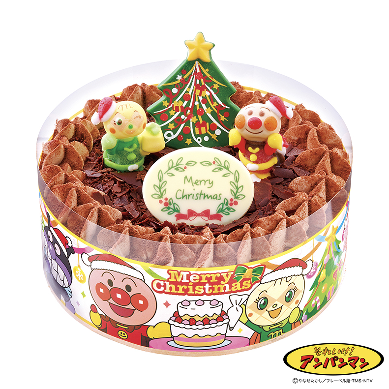 それいけ！アンパンマンココアクリームケーキ（クリスマスパーティー）